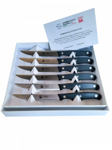 Integral - Scatola regalo 6 coltelli bistecca mezzi dentati