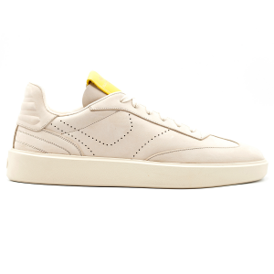 Pantofola D'oro - League sneakers in pelle beige e giallo