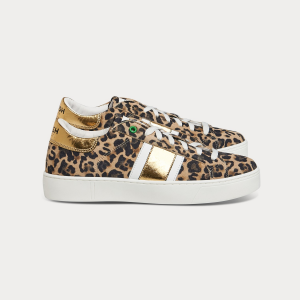 Kingston - Sneakers leopard oro