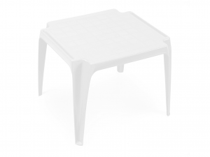 Casa - Tavolo resina bimbi 50x50cm bianco