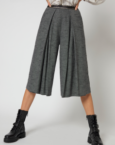 Pantaloni cropped - grigio