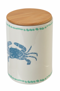 C?te d'Azur Barattolo in ceramica con coperchio   in bamboo 870 ml