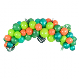 Ghirlanda di palloncini verde