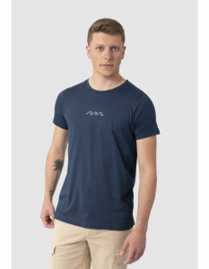 T-shirt con stampa onde