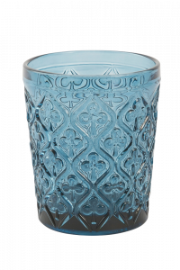 Marrakech set 6 bicchieri da acqua colorati in vetro - 240 ml