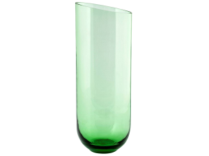 Vaso In Vetro, H37 Cm, Verde