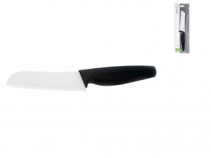 Coltello Pane Lama Ceramica Nero Cm15