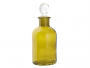Bottiglia In Vetro, H 16,5 Cm, Verde