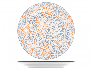 H&H Capri confezione 6 piatti piani in stoneware - 26.5 cm