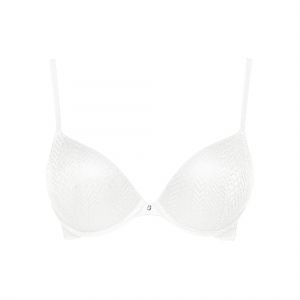 Push push up in pizzo colore bianco ottone