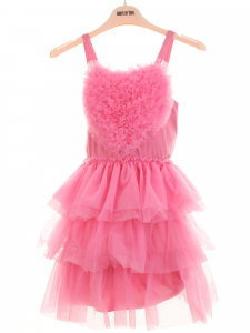 Aniye By Girl Abito in tulle con spalline - Rosa