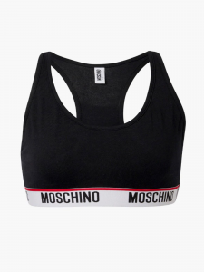 Moschino Underwear Reggiseno sportivo con banda elastica