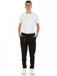 Yes-zee Pantalone con coulisse - Nero
