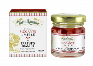 Condimento Piccante con Miele al Tartufo Bianco (Tuber magnatum Pico) 40gr.