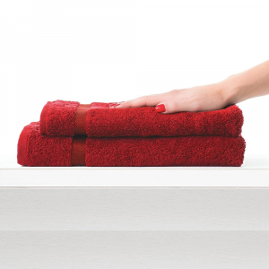 Set asciugamani - Telo Bagno - COGAL RANGER 650 Rosso