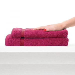 Set asciugamani - Telo Bagno - COGAL RANGER 650 Rosso Ciliegia