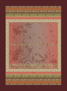 Bassetti Tappeto da interni granfoulard antiscivolo 150x220 - Malve rosso