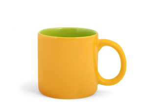H&H Mug in stoneware Papaya - Giallo