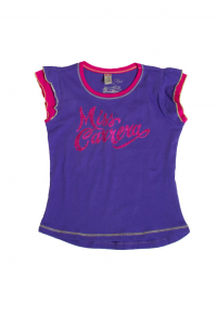 T-shirt in jersey - Viola