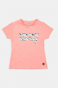 T-shirt girocollo - Rosa pesca