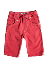 Jogger jeans bermuda colorato - Rosso