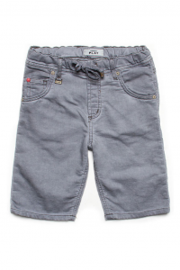 Jogger jeans bermuda colorato - Grigio chiaro
