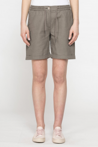 Shorts in misto lino - Beige
