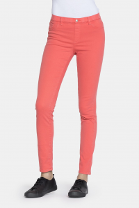 Legg-jeans in gabardina leggera mod. 767 - Corallo