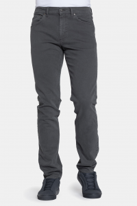 Jeans colorato mod. 700  in bull denim elasticizzato - Grigio scuro