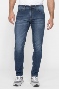 Jeans slim fit in denim play - Blu medio