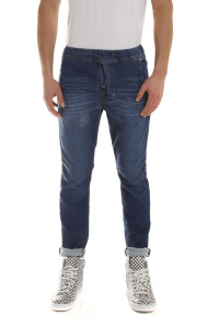 Jogger jeans mod. 730 - Blu medio