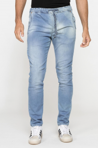 Jogger jeans  mod. 730 - Blu chiaro
