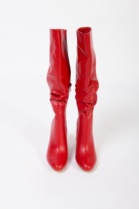 Nuna Lie Stivali con pieghe - Rosso