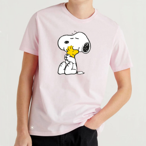 T-shirt Peanuts Snoopy rosa