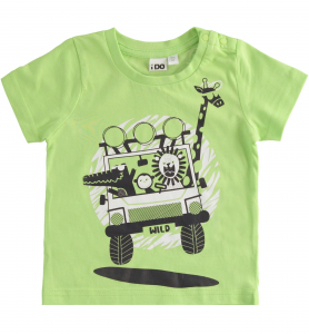 Ido T-shirt da bambino con stampa - Verde