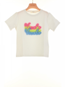 Vicolo Girl T-shirt con stampa - Bianco
