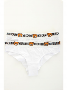 Moschino Underwear Set 2 slip brasiliana - Bianco
