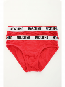 Moschino Underwear 2 slip uomo - Rosso