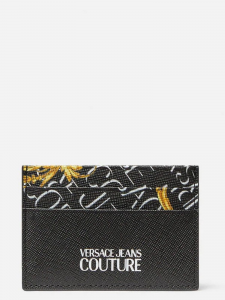 Versace Jeans Couture Portacarte con logo Couture - Nero/oro