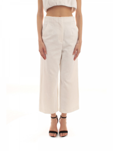 Iblues Pantalone a vita alta - Bianco ottico