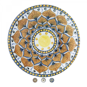 Sottopentola tondo 16 cm in ceramica fondo insughero - Sicilia