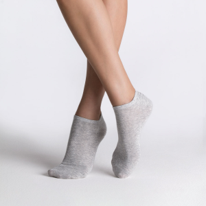 Cotonella 3 calze in cotone elastico - Bianco