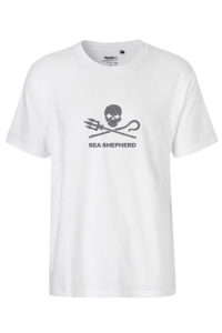 Maglietta Sea Shepherd Jolly Roger - Bianco