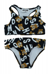 Moschino Bikini con stampa teddy e logo