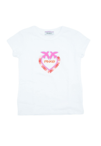 Pinko Kids T-shirt con cuore - Bianco