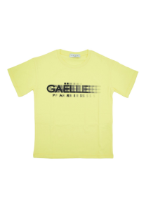 Gaelle T-shirt con stampa logo - Giallo
