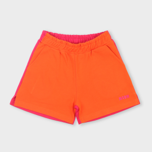 MSGM Kids Shorts bambina - Arancione/fucsia