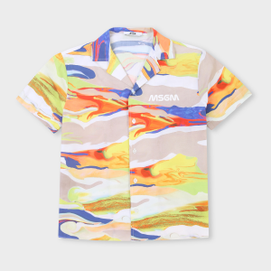 MSGM Kids Camicia con stampa - Multicolor