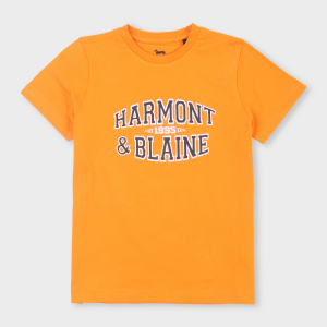 Harmont & Blaine T-shirt con stampa - arancio