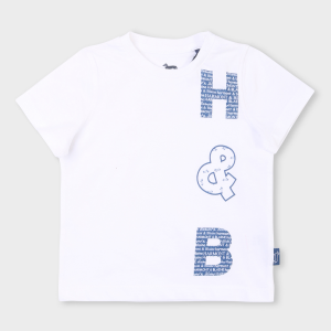 Harmont & Blaine T-shirt con lettere laterali - Bianco